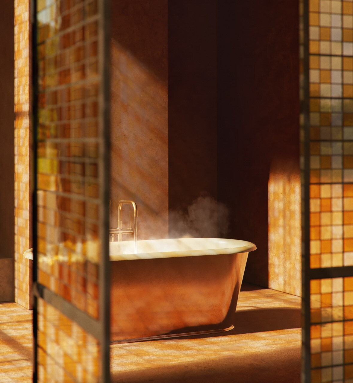 草間彌生藝術展區。