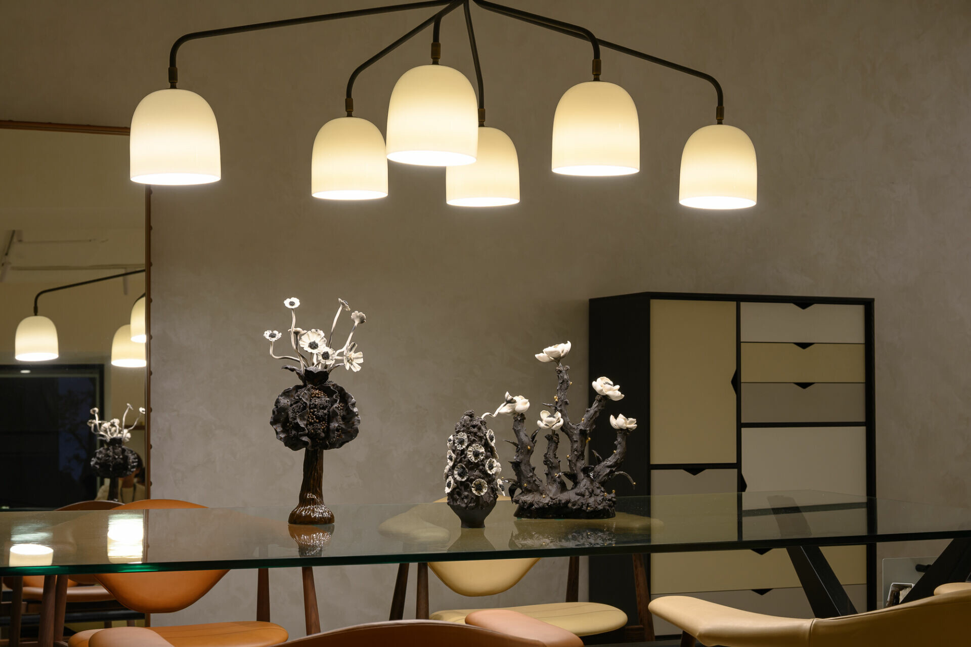 草間彌生藝術展區。