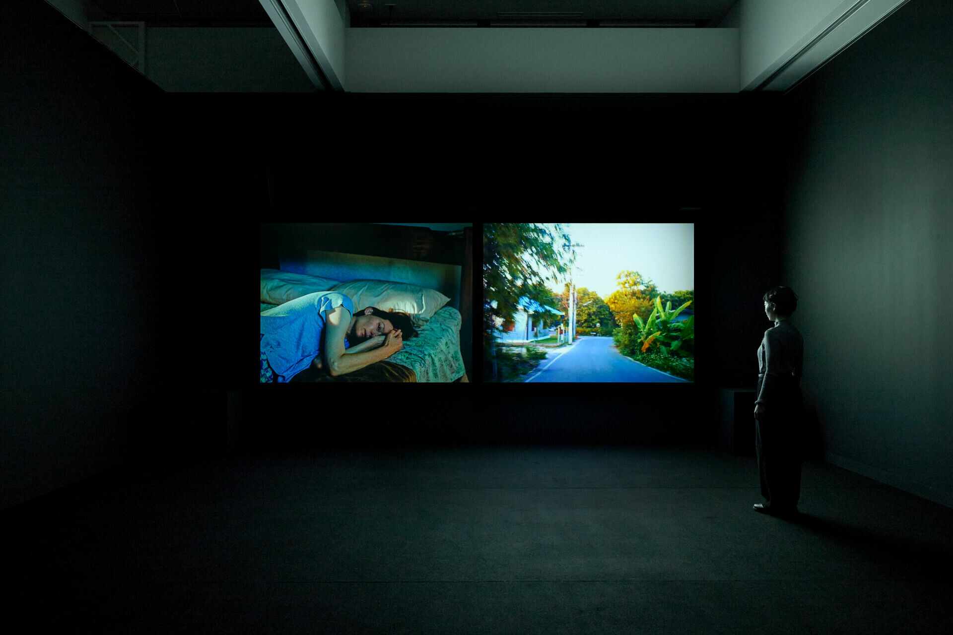 草間彌生藝術展區。