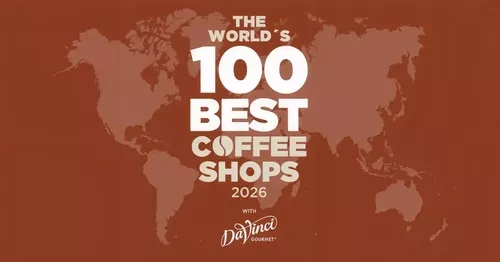 一杯咖啡的世界尺度／DaVinci Gourmet 冠名「2026全球百佳咖啡店」評選將在馬德里揭曉