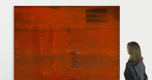 漫步在鮮明的赤色之境 —— 李希特《抽象畫》與當代視覺精神的深層凝視